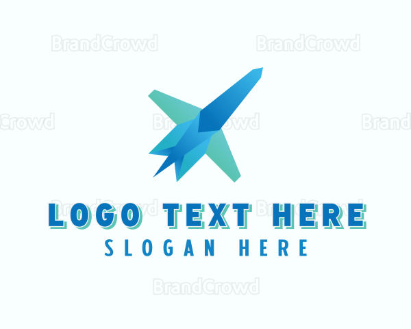 Aviation Plane Freight Logo