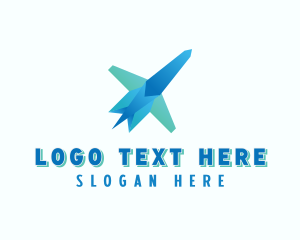 Aviation Plane Freight logo design