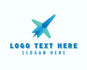 Flight - Aviation Plane Freight logo design