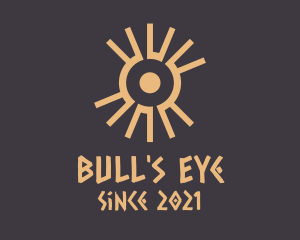 Aztec Eye Symbol logo design