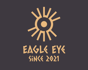 Aztec Eye Symbol logo design