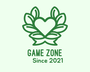 Eco Friendly - Organic Heart Plant logo design