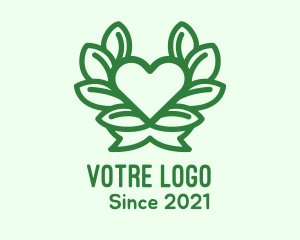 Care - Organic Heart Plant logo design