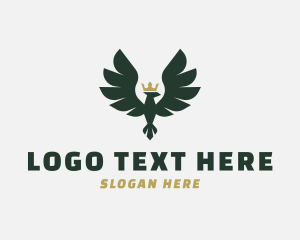 Regal - Crown Eagle Bird logo design