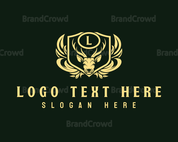 Deluxe Deer Antler Logo