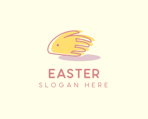Stroke - Pet Bunny Hand logo design