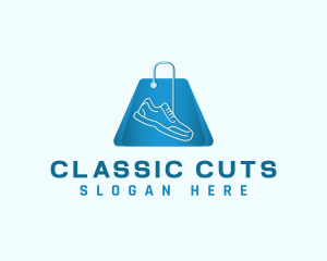 Shoes Retail Shopping logo design