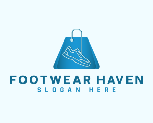 Shoes Retail Shopping logo design