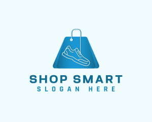 Shoes Retail Shopping logo design