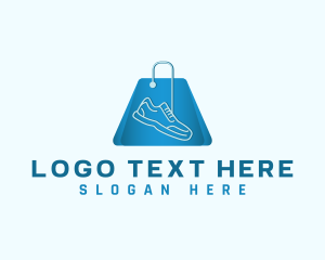 Shoes Retail Shopping Logo