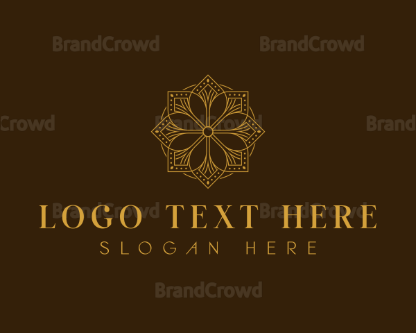 Mandala Flower Floral Logo