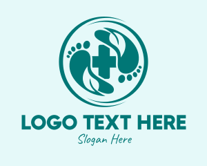 Alternative Medicine - Herbal Foot Spa Treatment logo design