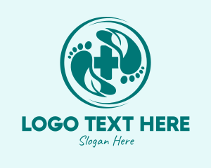 Toe - Herbal Foot Spa Treatment logo design