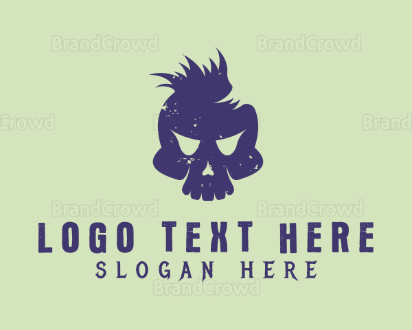 Punk Skull Nightclub Logo
