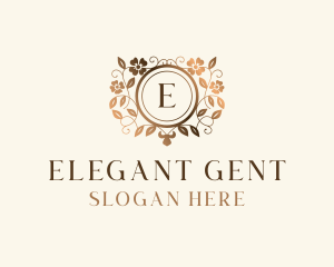 Elegant Floral Boutique logo design