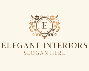 Elegant Floral Boutique logo design