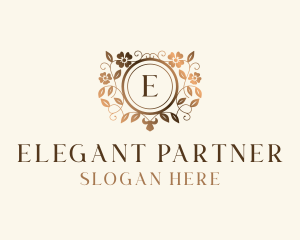 Elegant Floral Boutique logo design