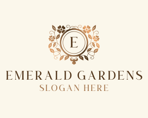 Elegant Floral Boutique logo design