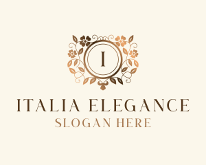 Elegant Floral Boutique logo design