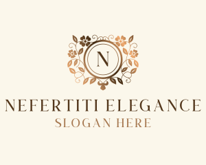 Elegant Floral Boutique logo design