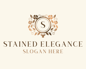 Elegant Floral Boutique logo design