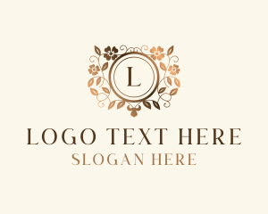Luxury - Elegant Floral Boutique logo design