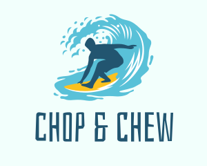 Sportswear - Surfing Boy Beach Wave logo design