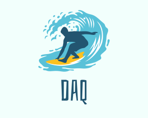 Tournament - Surfing Boy Beach Wave logo design