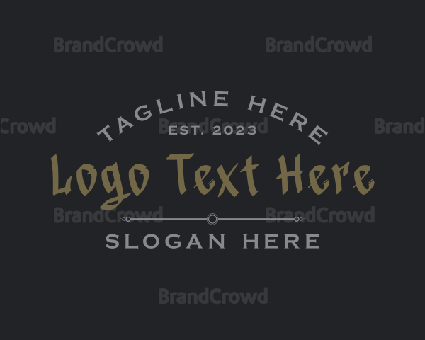 Gothic Retro Business Logo