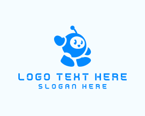 Toddler - Cute Robot Toy logo design