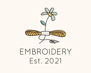 Floral Embroidery Tailoring  logo design