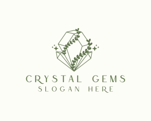 Enchanted Crystal Stone logo design