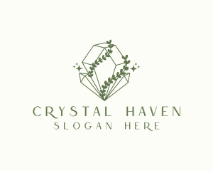 Enchanted Crystal Stone logo design