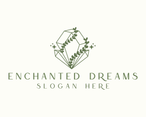 Enchanted - Enchanted Crystal Stone logo design