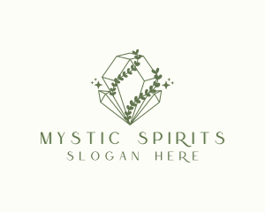 Enchanted Crystal Stone logo design