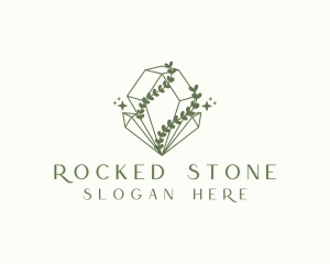 Enchanted Crystal Stone logo design