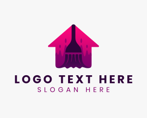 Home Improvement - Home Paint Remodeling logo design