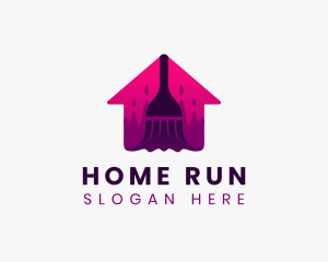 Home Paint Remodeling logo design