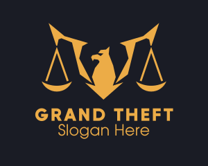 Golden Legal Griffin Logo