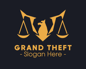 Golden - Golden Legal Griffin logo design