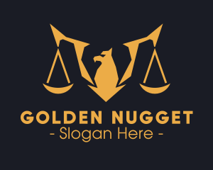 Golden Legal Griffin logo design