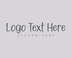 Gray - Handwriting Signature Style logo design
