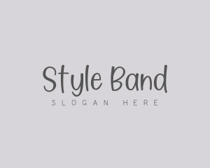 Handwriting Signature Style logo design