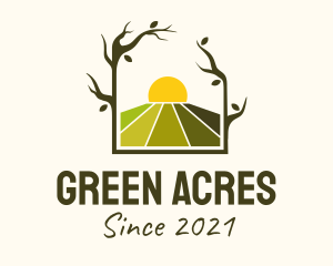 Agriculturist - Sunset Nature Farm logo design