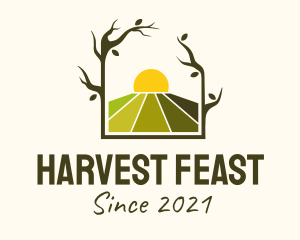 Sunset Nature Farm  logo design