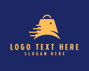 Paper Bag - Express Shopping Delivery logo design
