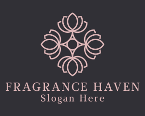 Botanical Wellness Flower  logo design