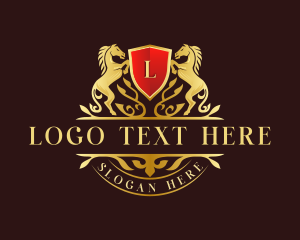 Polo - Shield Horse Crest logo design