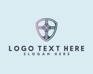 Religious - Ministry Cross Shield logo design