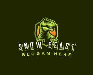 Dinosaur Beast Gaming logo design